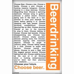 Afiche Cerveza Beerdrinking